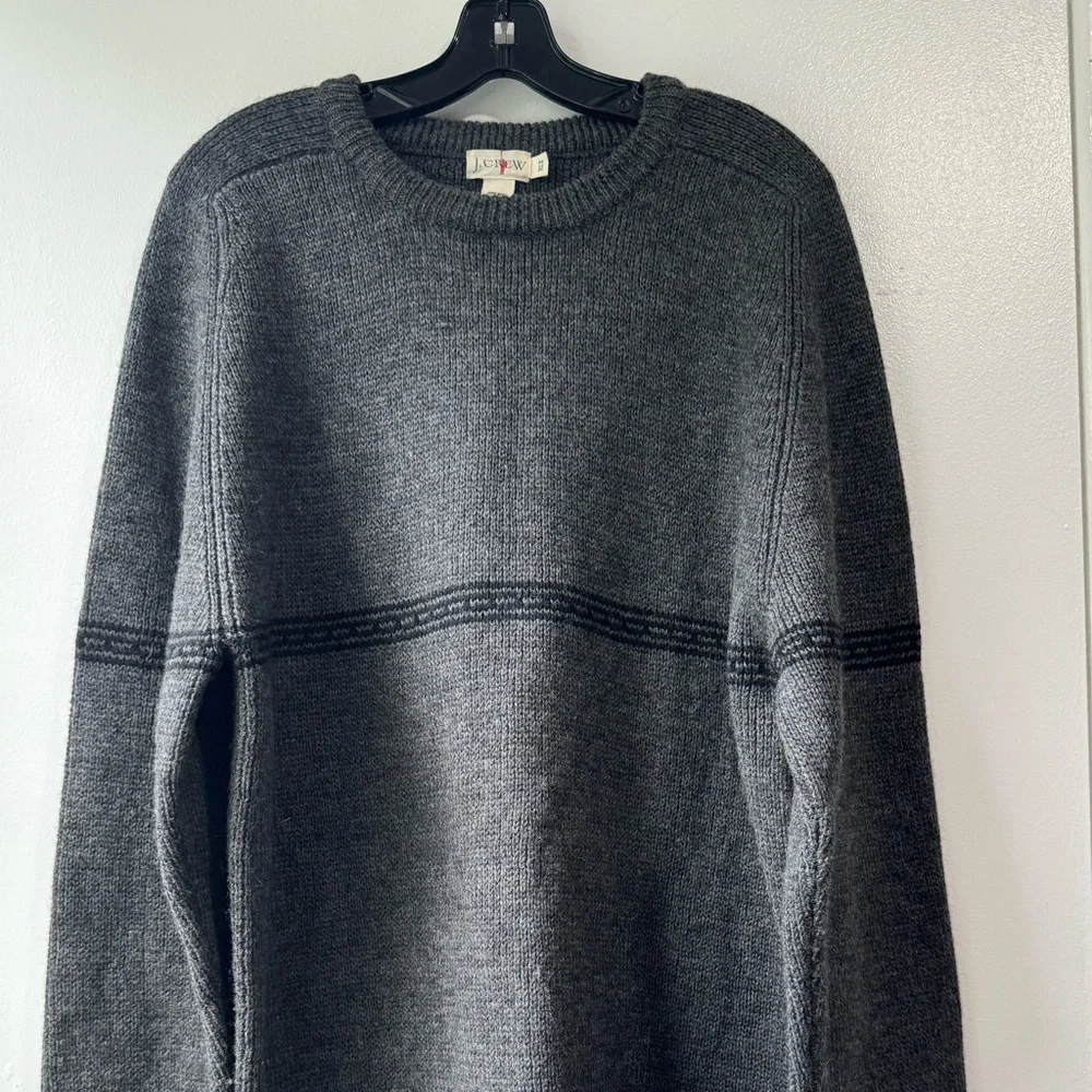 Vintage J Crew Men’s 100% Wool Heavy Chunky Knit Sweater Size XLT
